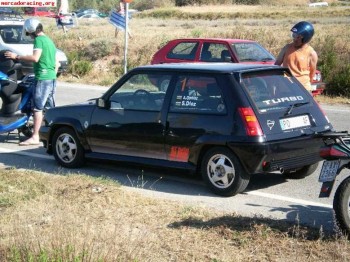 Renault 5 gt turbo fase 2 de 1989, negro.