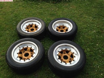 Vendo 4 llantas targa r/d 13  alpine a110-r8