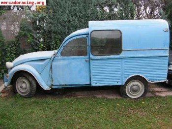 Citroen 2cv furgoneta del 69 para restaurar por 350 euros