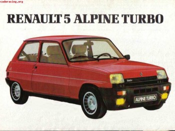 Compro r5 alpine turbo / copa turbo