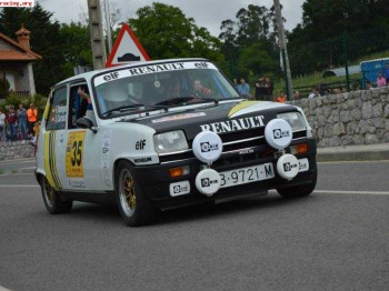 Renault 5 alpine con documentacion de carreras la antigua 