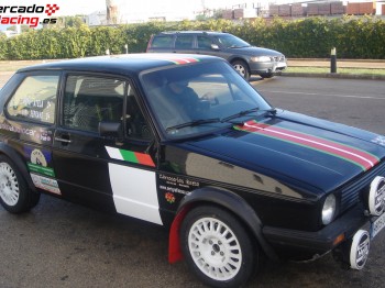 Vw golf gti mk1 con preparación de rally, y matriculado hist