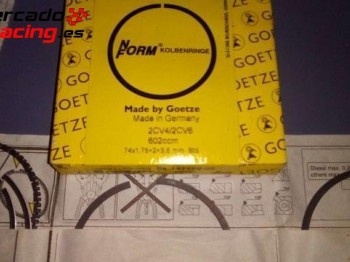 Segmentos citroen 2 cv 