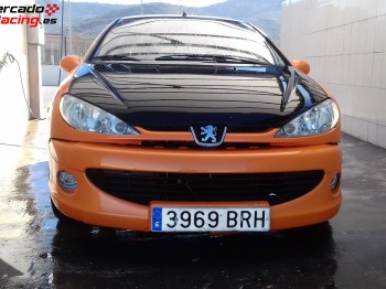Peugeot 206 con paragolpes modelo gt