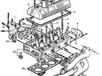 Buco culata completa para  r5 alpine