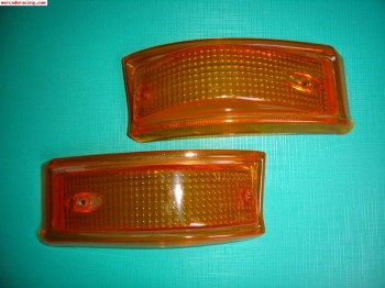 Pareja tulipas ambar denateras para simca 1000