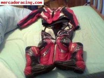 Vendo traje alpinestar botas rainers