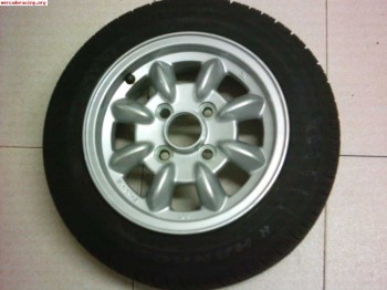 Llantas con neumaticos para mini clasico
