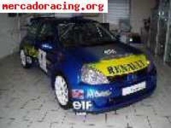 Renault clio s1600 specif. 2004 revisado c/muchos repuestos