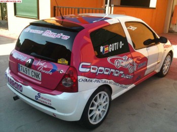 Clio sport de rallyes con secuencial
