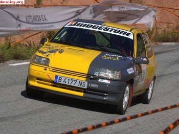 Renault clio 16v campeón open cataluña y open junior de rall