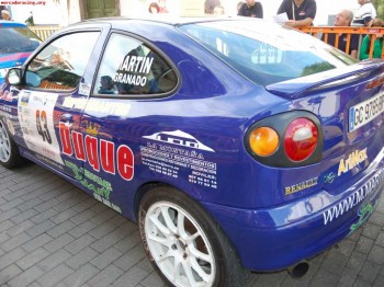 Renault megane coupe de la copa, con su caja secuencial y el