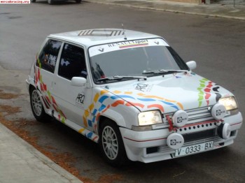 Renault 5 gt turbo rallye/regularidad sport 1986