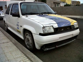 Renault 5 copa turbo fase 2 de carreras en tenerife