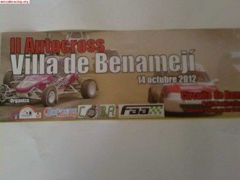 Autocross de benameji 14-10-12
