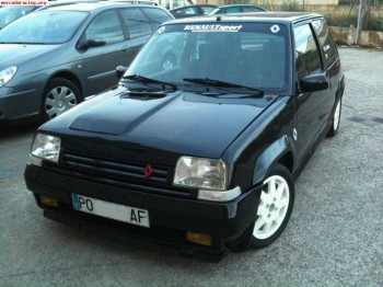 Renault 5 gtturbo fase2 - 1989. negro perla
