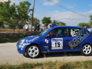 Renault clio sport, furgoneta y remolque