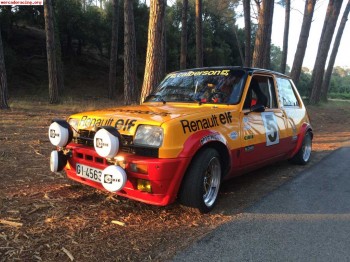 Renault 5 alpine gr.2 réplica  calberson 