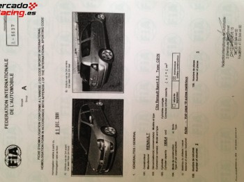 Ficha homologación renault clio sport fase ii