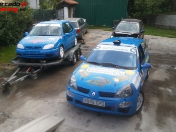 Se vende clio con motor roto