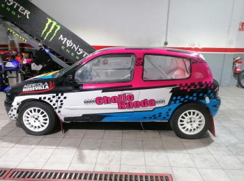 Renault clio r3 rallye-subidas