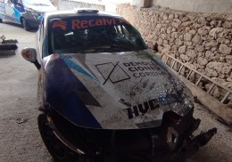 Clio rally 5 (accidentado)