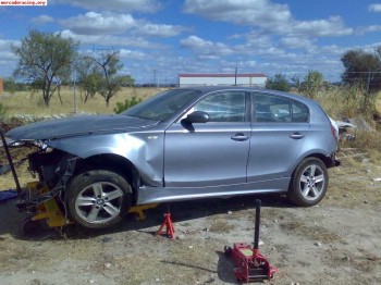 Siniestro documentado de bmw 120d año 2005