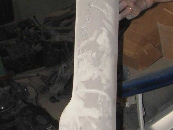 Spoiler trasero   antiniebla camion scania