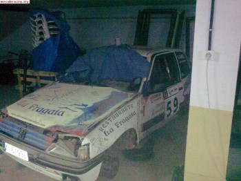 Siniestro documentado de peugeot 205 gti