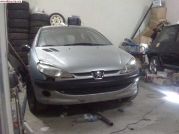 206 gti con pequño golpe documentado