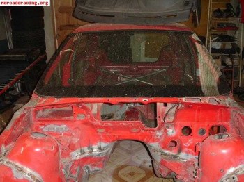 Carroceria  bmw e-36 compact pelada, sin antigravilla, sin g