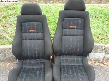Se venden asientos recaro validos para golf 3 golf 2........