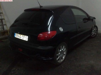 Siniestro reparable de 206 gti