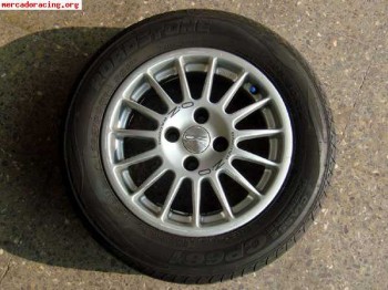 Vendo llantas oz para opel 14 , con neumáticos 195/60 r 14 8