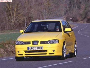 Compro siniestro ibiza cupra del 2000 documentado.