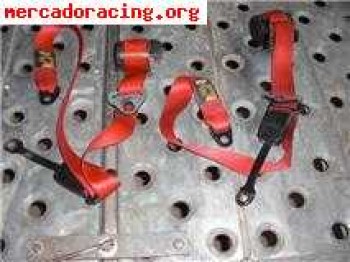 Cintos rojos y despiece completo de cinquecento sporting