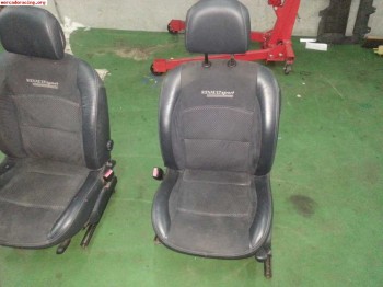 Vendo asientos clio sport, cuero y alcántara