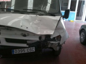 Siniestro de furgoneta ford transit