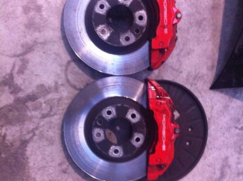 Frenos delanteros porsche cayenne turbo gasolina