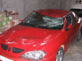 Siniestro megane coupe