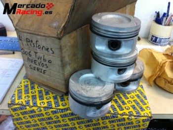 Jgo de 4 pistones y 4 bielas de serie para peugeot 306td 
