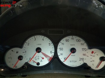 Marcador 206 gti blanco de 1 pin