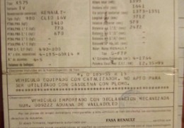 Documentación renault clio 16 v