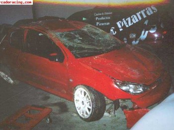 Se vende siniestro de 206 xs