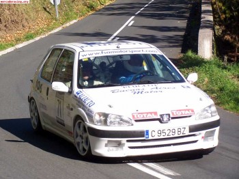 Se vende 106 s16 de rallyes siniestrado