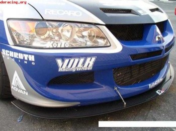 Front splitter y cubre carter evolution 8 y 9
