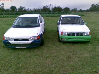 Opel korsa y ford escort