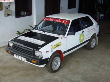 Toyota starlet kp61 1.6 twin cam trasera