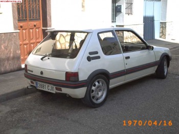 Peugeot 205 estetica gti para slalom