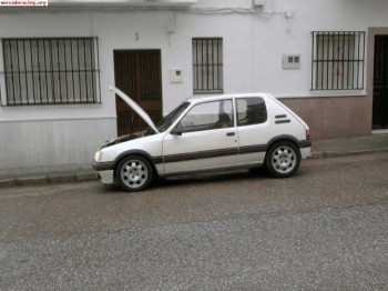 Peugeot 205 estetica gti para slalom